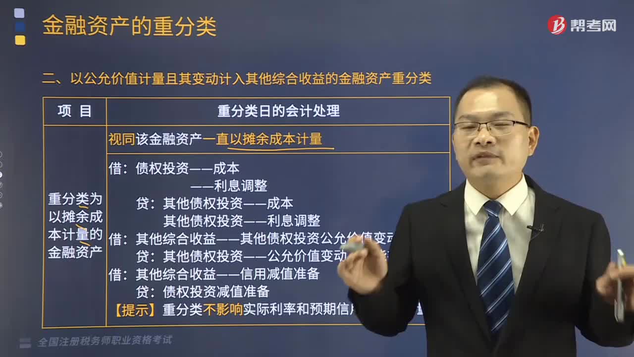 以公允價(jià)值計(jì)量且其變動(dòng)計(jì)入其他綜合收益的金融資產(chǎn)怎么重分類？