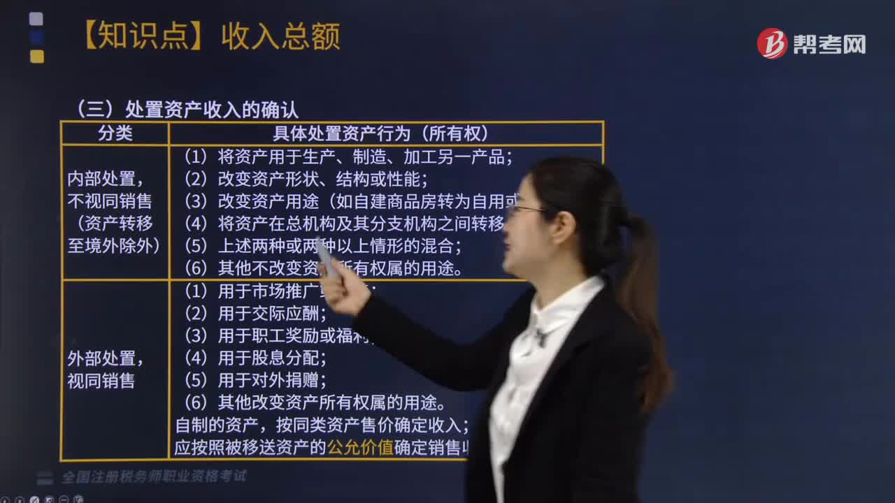 处置资产收入怎么进行确认？