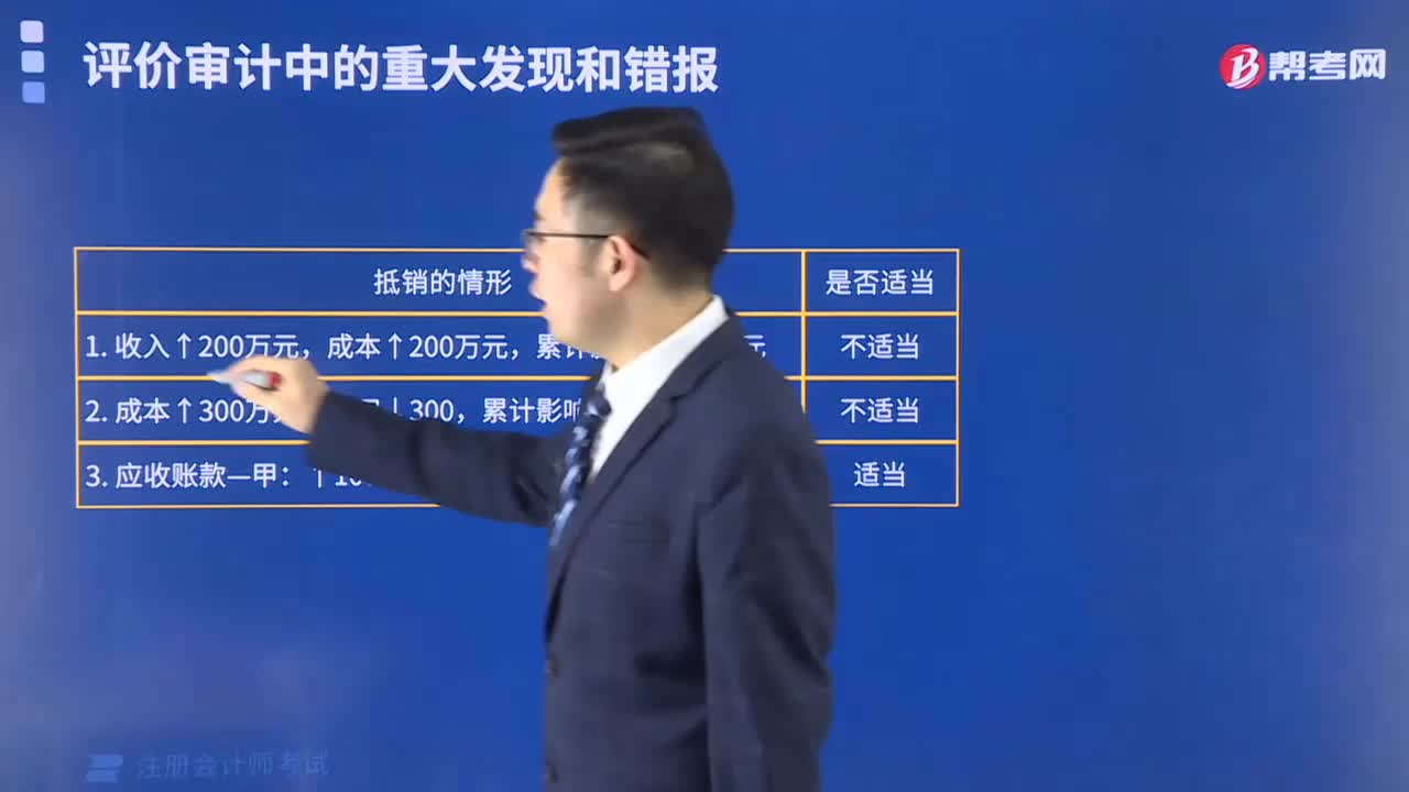 怎么判断错报抵销的恰当性？