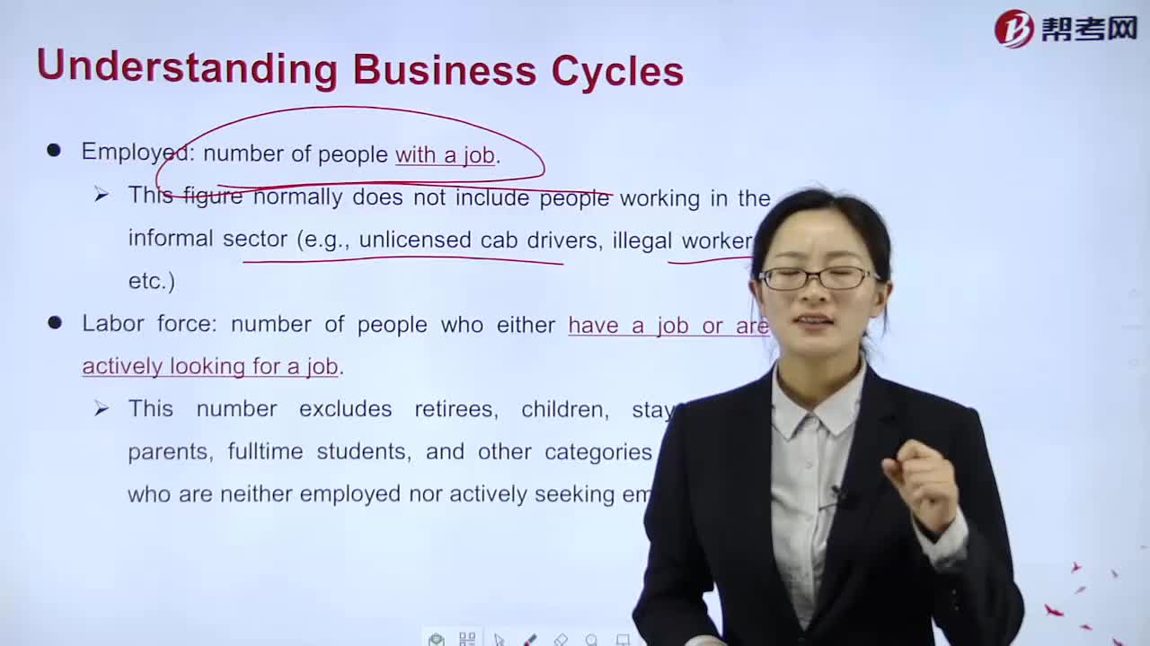 How to understand Employed：number of people with a job？