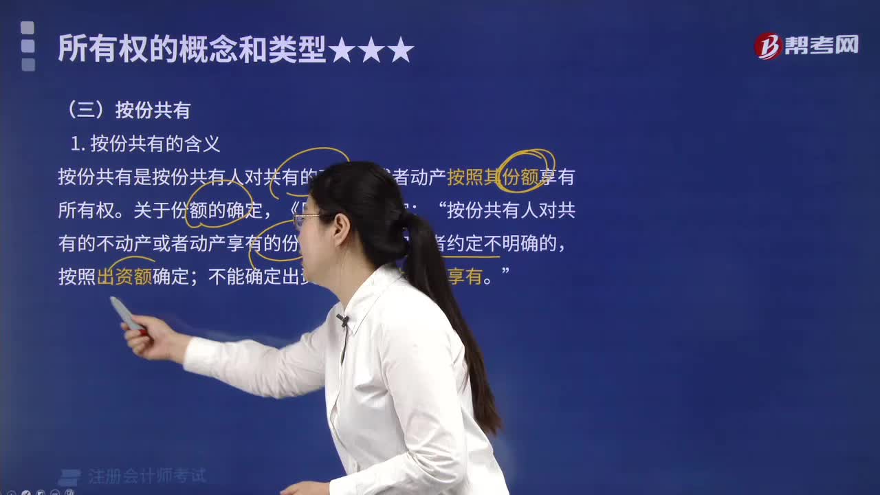 按份共有的含义是什么？