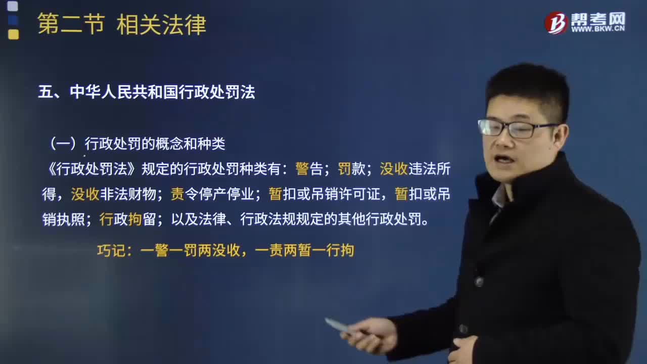 中华人民共和国行政处罚法包含什么内容？