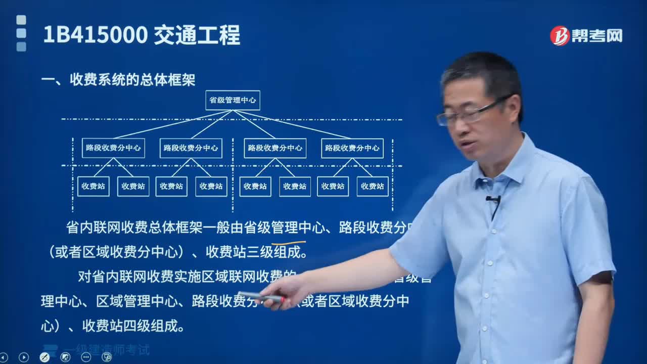 收费系统的总体框架和主要构成是怎样的？