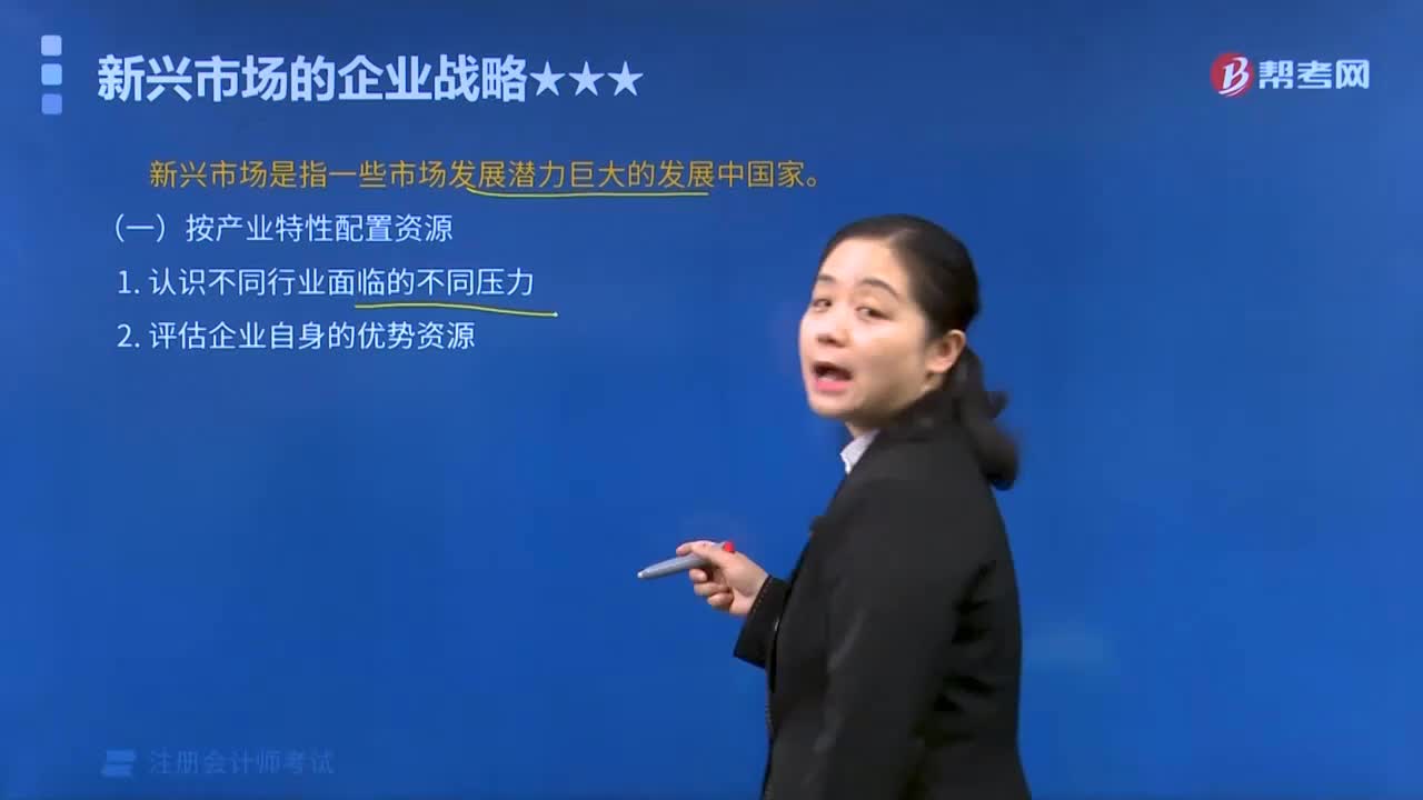 新兴市场的企业战略之如何按产业特性配置资源？