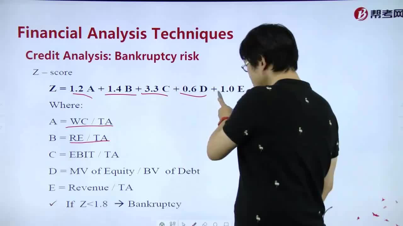 How to master Credit Analysis：Bankruptcy risk？