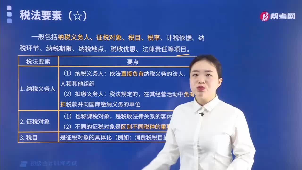 税法要素中纳税义务人是指什么？