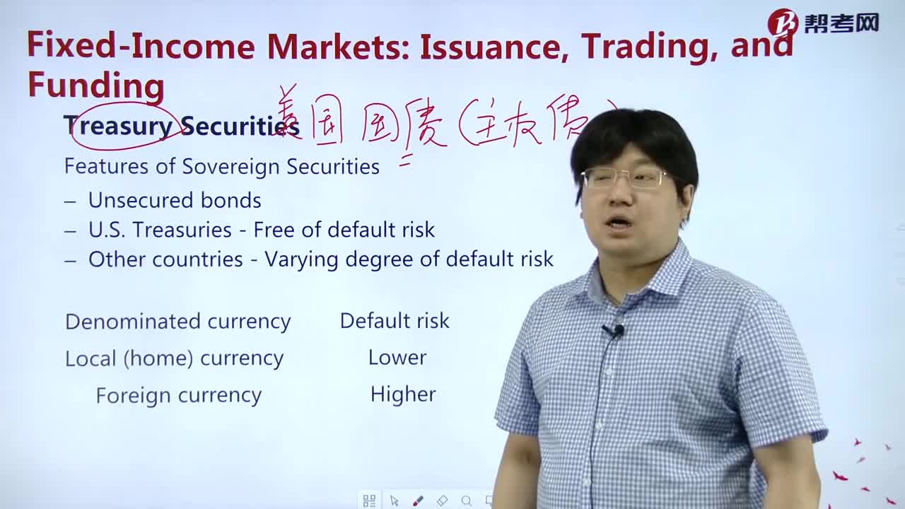 What's the meaning of Treasury Securities?