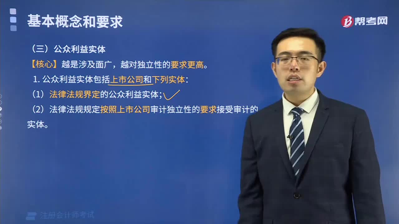 公众利益实体有哪些概念和要求？