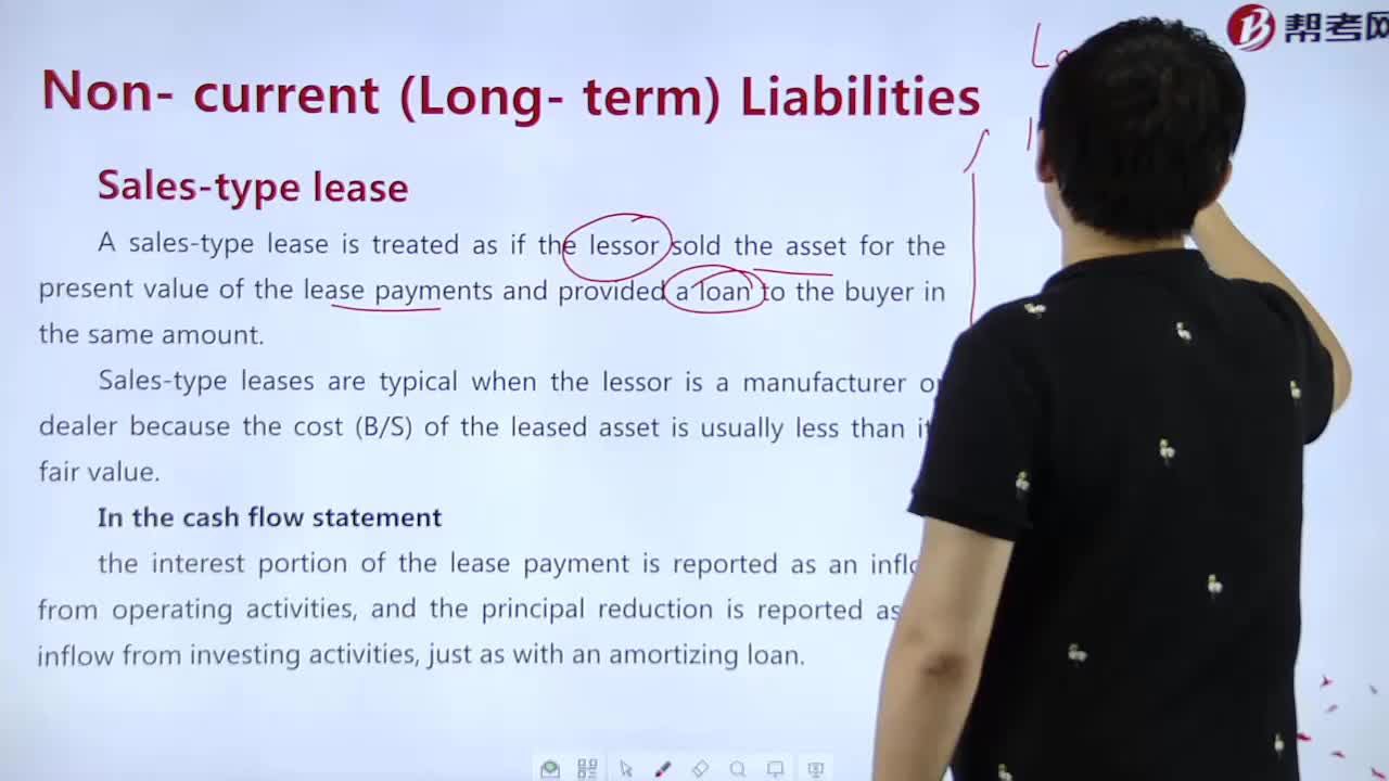 What does Classification of lease - Lessor mean？
