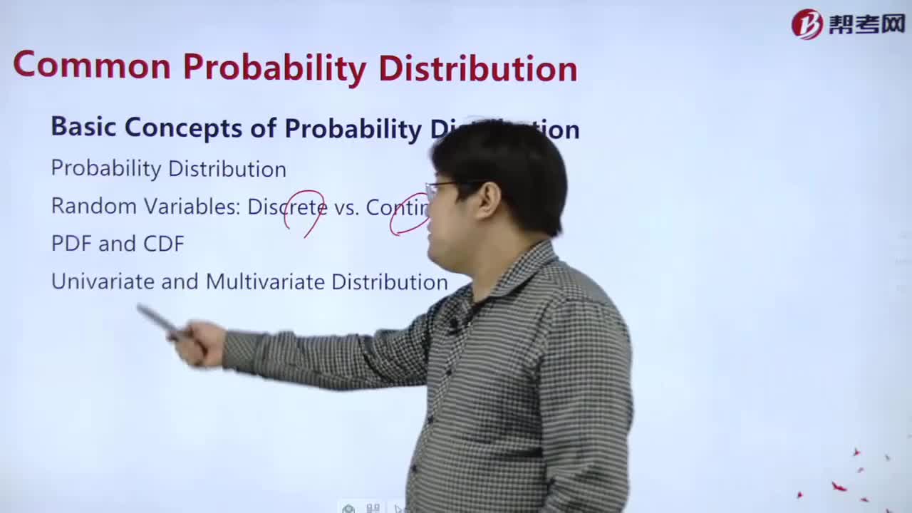 What's the basic idea of a probability distribution？